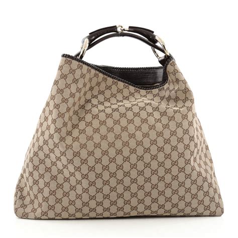 fake gucci horsebit large hobo|gucci drawstring hobo bag.